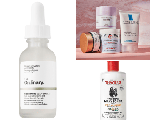 Clean skincare products 😶‍🌫️ cover photo collage