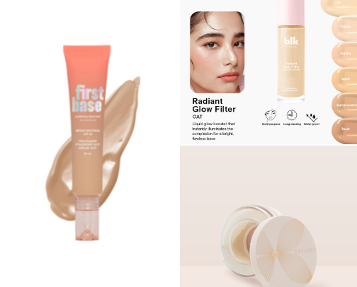 Cosmetics, Beautiful & Natural cover photo collage