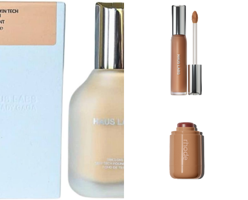 Splurge makeup products cover photo collage