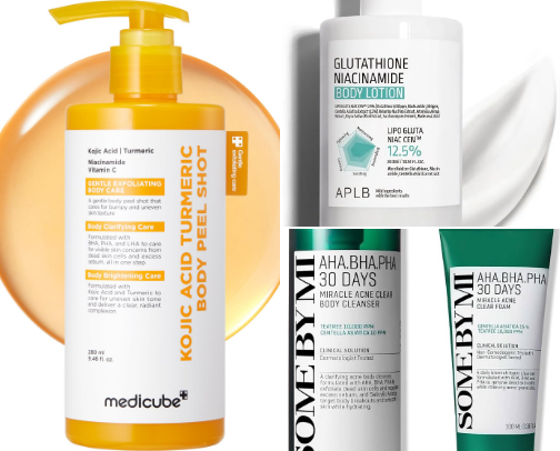 Body Care for Soft, Glowing Skin cover photo collage