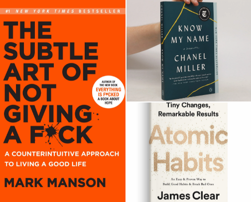My favorite book recs cover photo collage