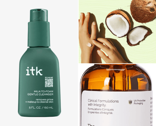 My Sensitive Skin skincare must haves cover photo collage
