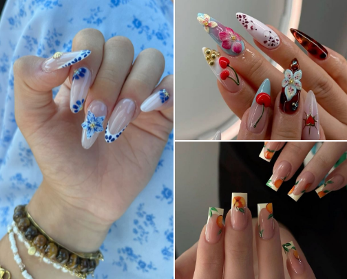 Exploring the World of Perfect Nail Designs cover photo collage