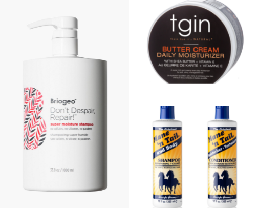 Curls and Coils cover photo collage