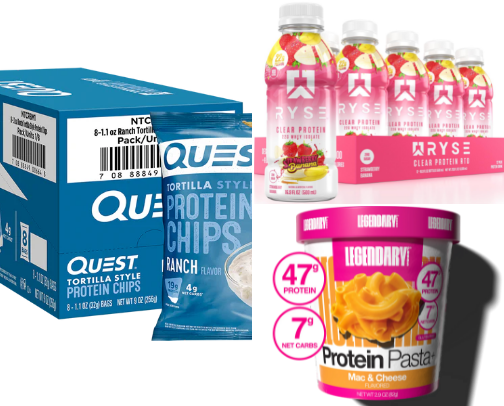 Quick and Easy HIGH Protein Snacks for Athletes! cover photo collage