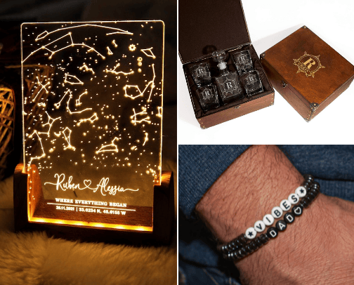 Gifts for him/her cover photo collage