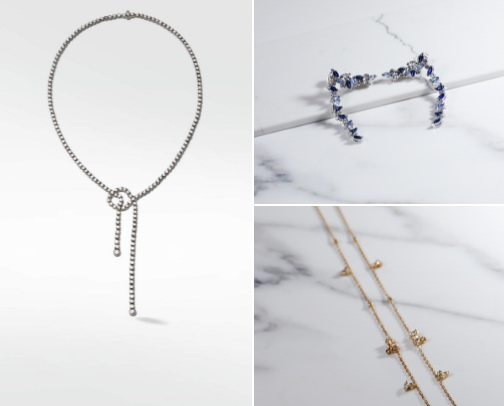 Bridal Sparkle: Timeless Jewelry for Your Special Day” cover photo collage
