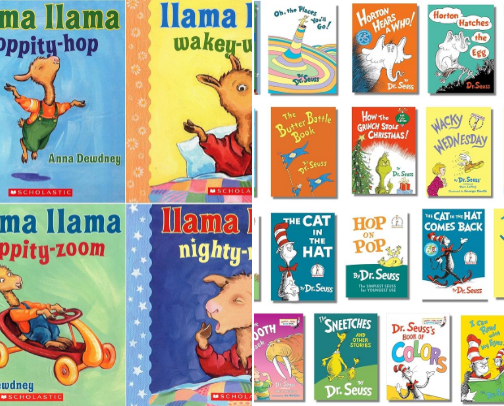 Kids books cover photo collage