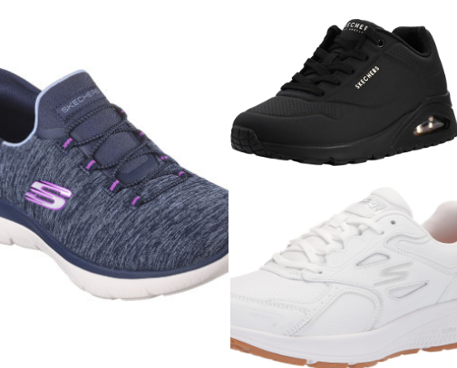 Footwear for people with knee pain or operated knees cover photo collage