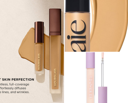 acne prone skin makeup cover photo collage