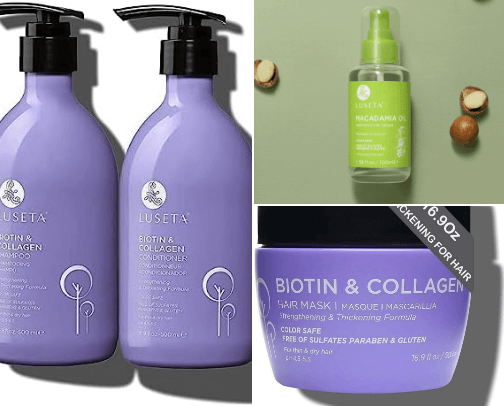 Top Picks for Hair Care. cover photo collage