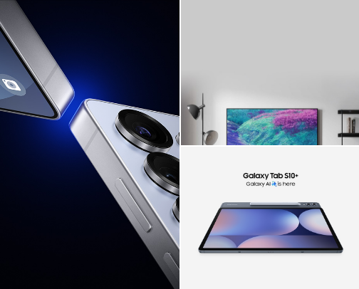 Samsung understands my rhythm. cover photo collage