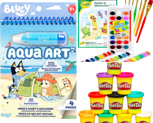 Art Supplies for kids cover photo collage