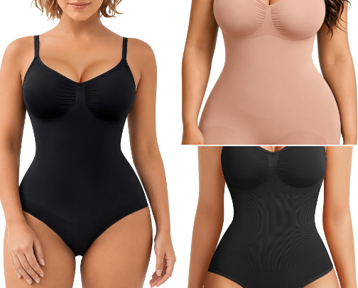 Best Skims Dupe Amazon: Dupes for Bodysuit Shapewear and Bra on Tummy Control cover photo collage