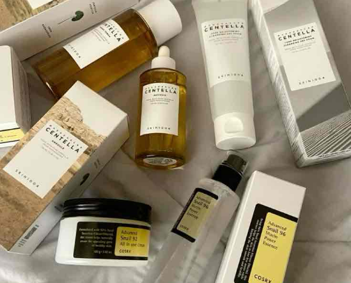 What you will find in my skincare cabinet!✨🩵 cover photo collage