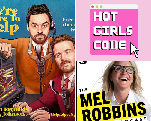 Favorite Podcasts cover photo collage