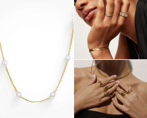 Classy Delicate Fall Jewelry Must Haves✨ cover photo collage