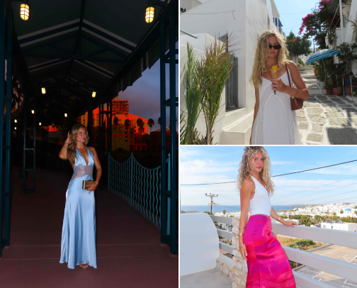 summer outfits cover photo collage