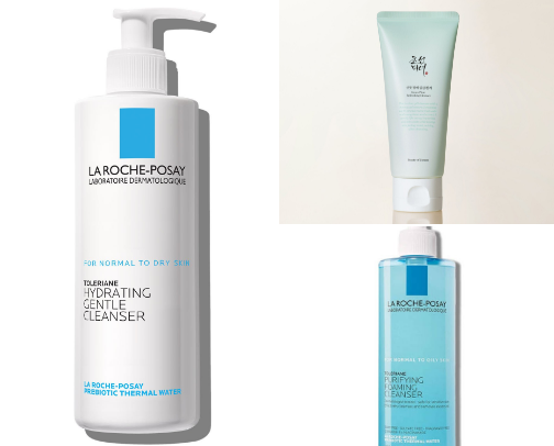 Clearing and maintaining healthy skin cover photo collage