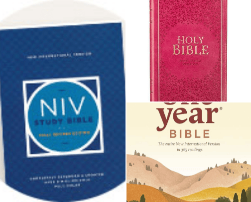 Bibles and studies cover photo collage
