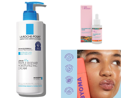 Bodycare & Skincare for eczema girlies cover photo collage