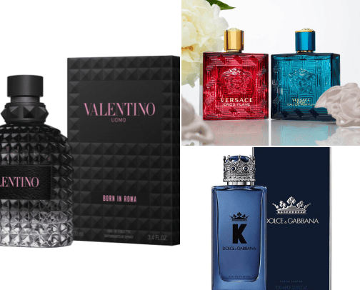 Perfume for Him cover photo collage