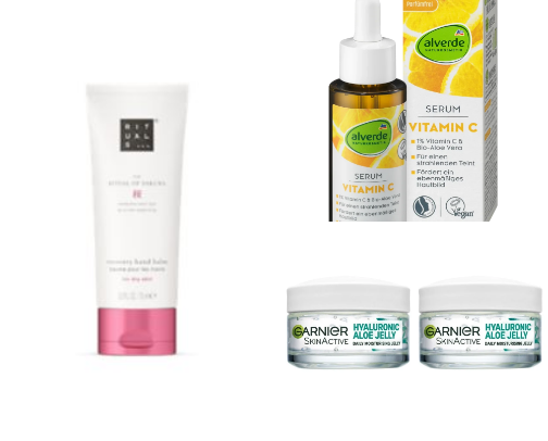 Cosmetics cover photo collage