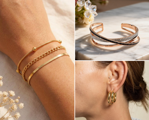 Everyday Gold Jewellery cover photo collage