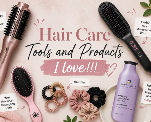 Hair Care Tools and Products I love!!! cover photo collage