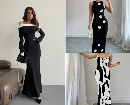 Dresses that bring elegance to every occasion. cover photo collage