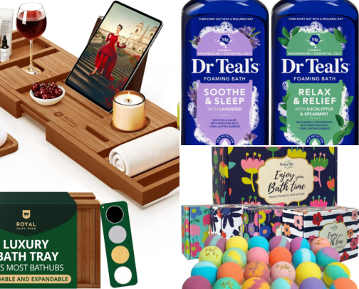 Must Have Cozy Bathroom Essentials cover photo collage