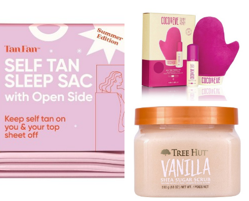 ✨ Glow Goals Unlocked! ✨: Best at home tan essentials cover photo collage