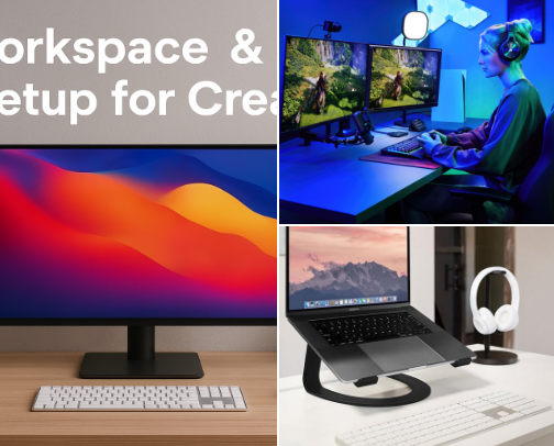 Workspace & Desk Setup for Creators cover photo collage