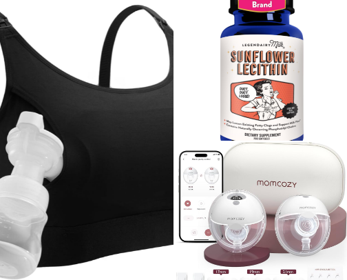 breastfeeding preparation cover photo collage
