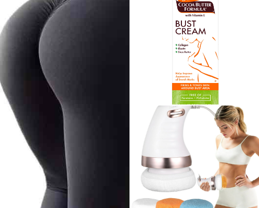 The Feminine Sculpt: 17 Non-Surgical Secrets to Lift, Firm & Enhance Your Curves Naturally (No Doctor Needed 💋) cover photo collage