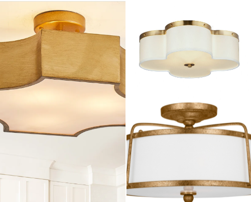 Flush & Semi Flush Light Fixtures cover photo collage