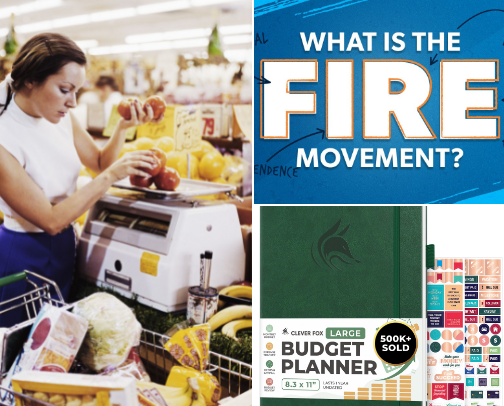 FIRE, Baby Steps, and practical money tips! cover photo collage