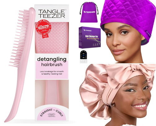 Hair Care Tools cover photo collage