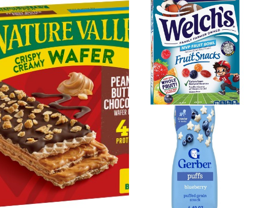 Fast snacks cover photo collage