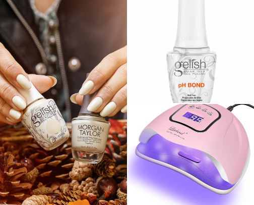 everything in my beginner nail kit cover photo collage