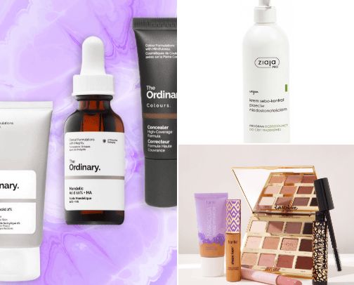 make up, skin care & beauty products cover photo collage