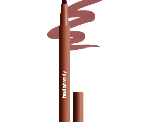 Huda beauty lip stain liner cover photo collage