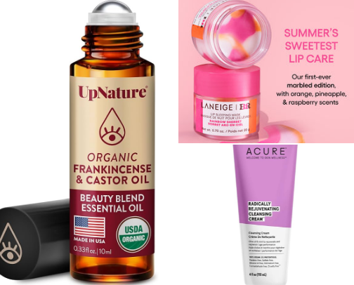 Simple + Effective night time skin care cover photo collage