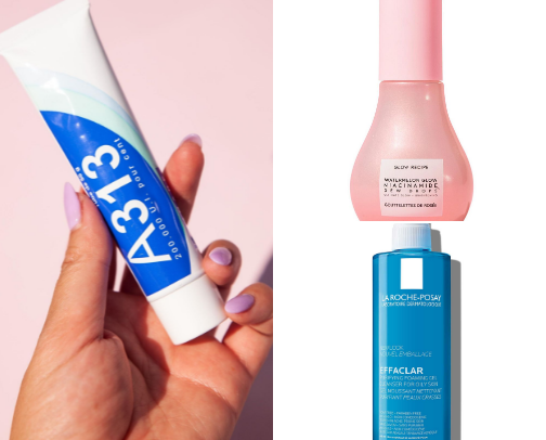 current skincare obsession that got rid of my bumps cover photo collage