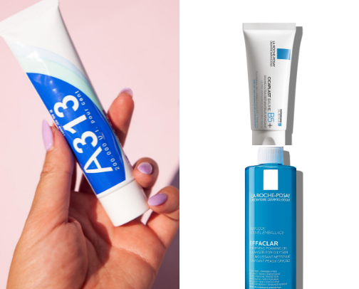 current skincare obsession that got rid of my bumps cover photo collage
