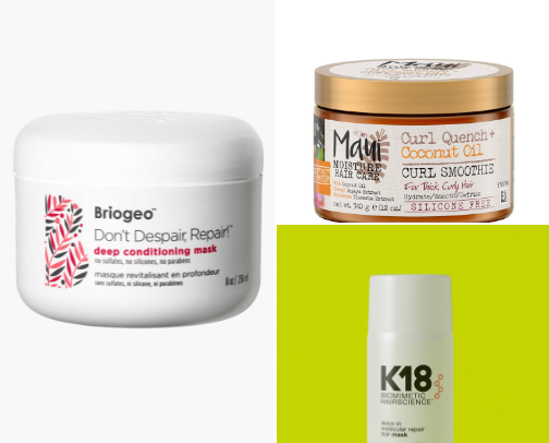 Curly hair must haves! cover photo collage