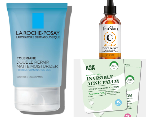 My skincare routine cover photo collage