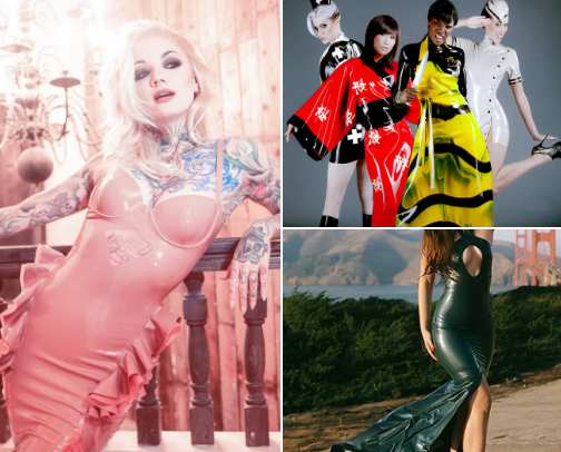 Latex Fashion cover photo collage