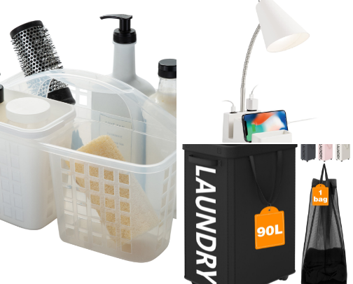 Dorm Room Essentials cover photo collage