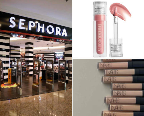 If you're looking for me... I'm probably at Sephora💋 cover photo collage